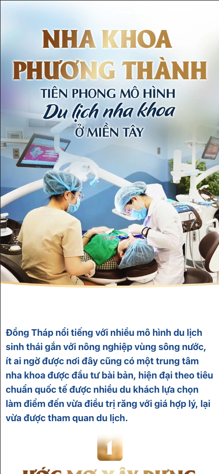 Nha khoa phương thành tiền phong mô hình du lịch nha khoa ở miền tây