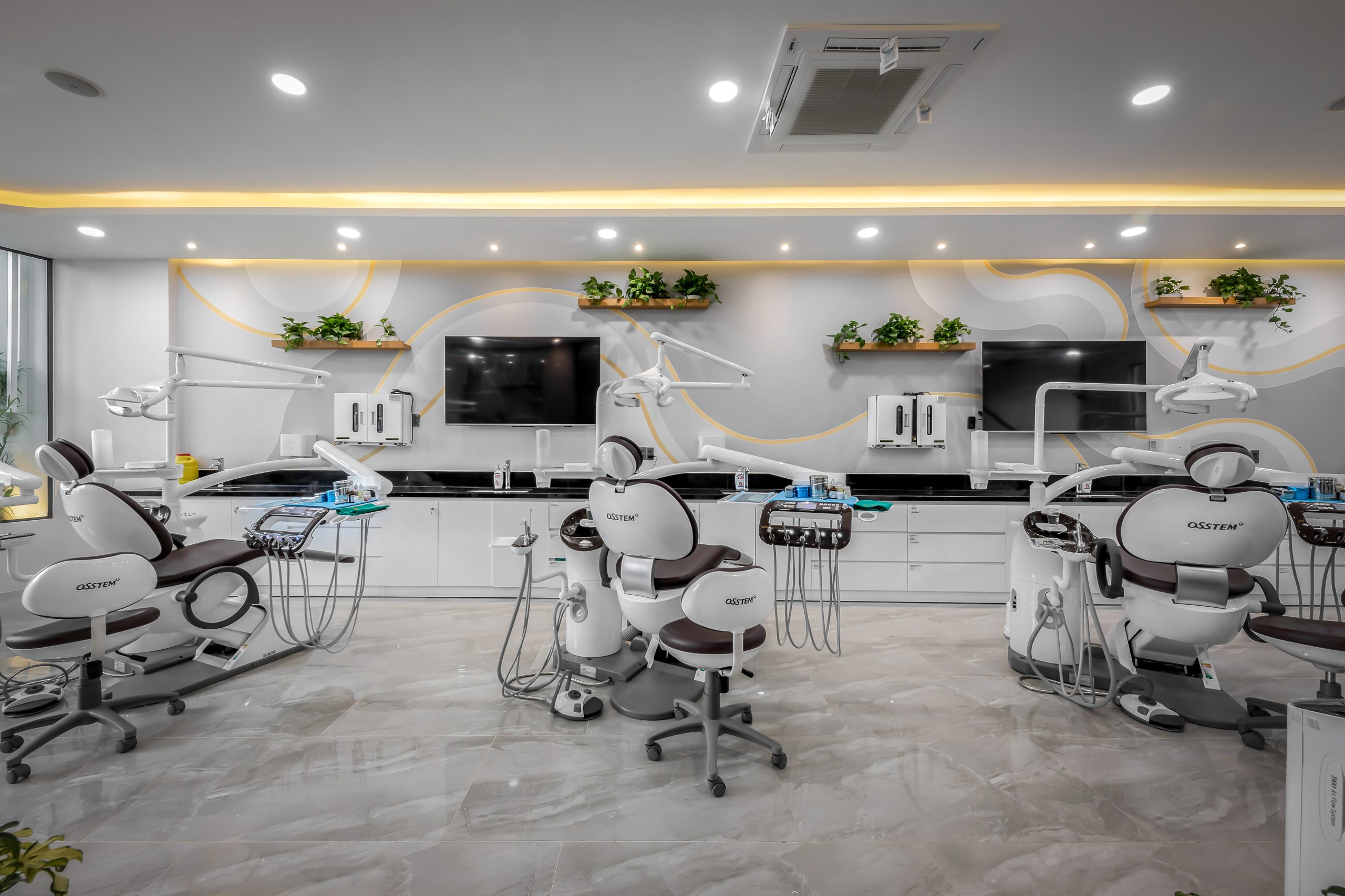 Modern dental clinic with equipment