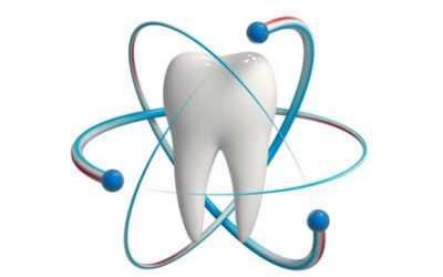 Biểu tượng răng trắng kết hợp quỹ đạo nguyên tử – công nghệ nha khoa hiện đại tại Nha khoa Phương Thành