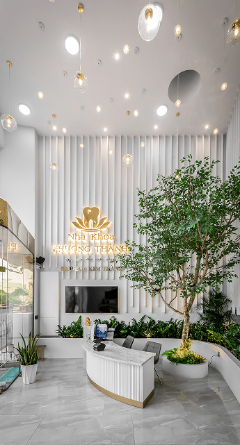 Hình ảnh không gian hiện đại, thoải mái tại Nha Khoa Phương Thành