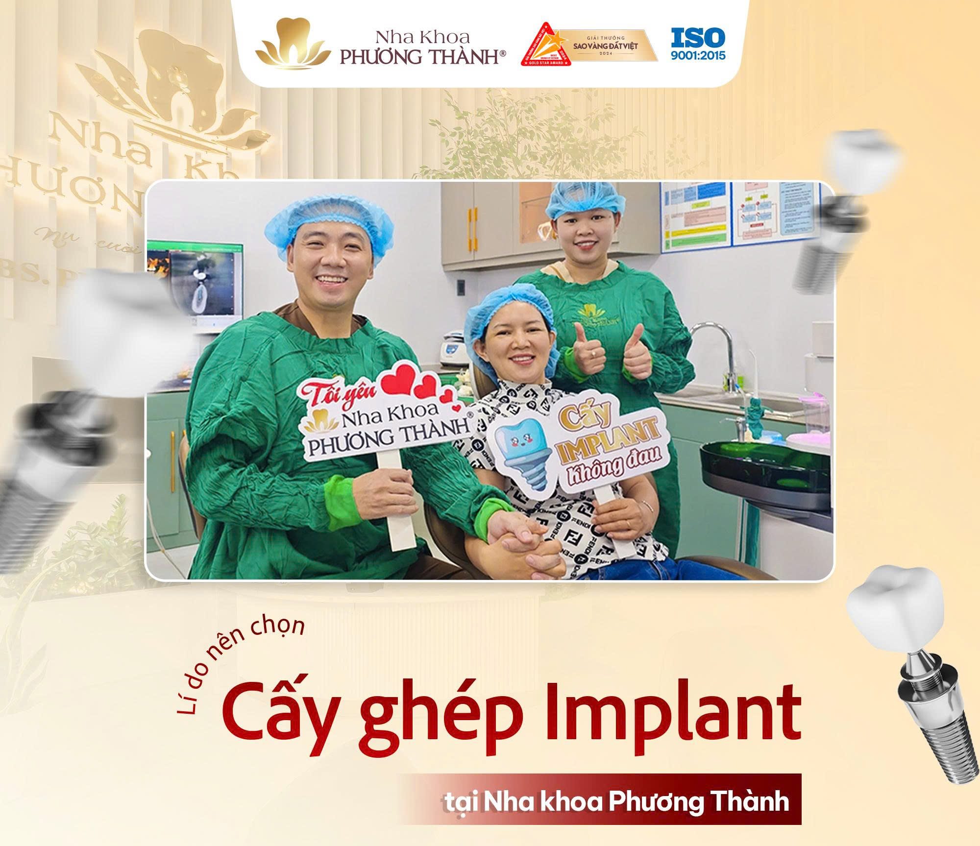 Trồng răng Implant 1 răng