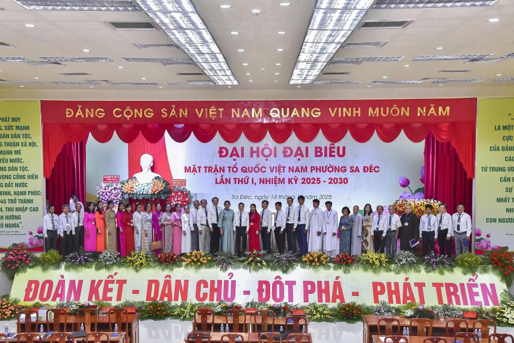 Đại hội mặt trận và các tổ chức chính trị - xã hội phường sa đéc