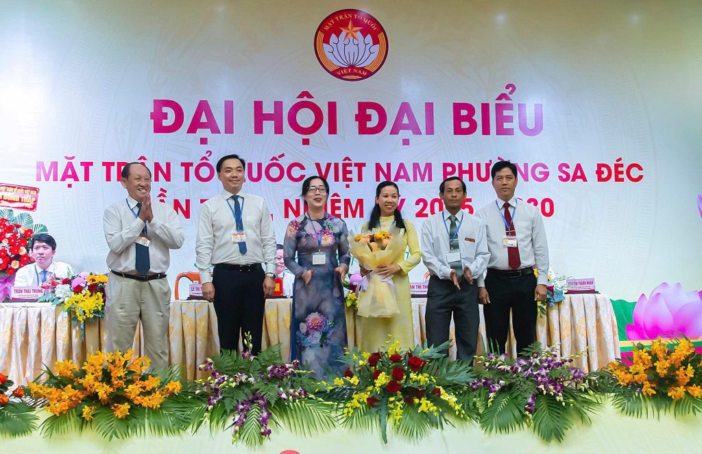 Đại hội mặt trận và các tổ chức chính trị - xã hội phường sa đéc