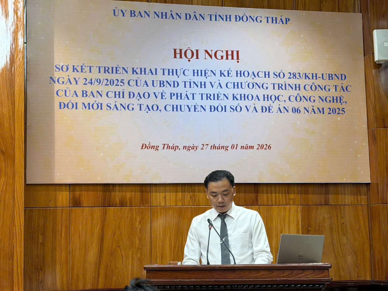 Nha khoa Phương Thành tham dự Hội nghị sơ kết Kế hoạch 283/KH-UBND – BS Phạm Kim Thành trình bày tham luận