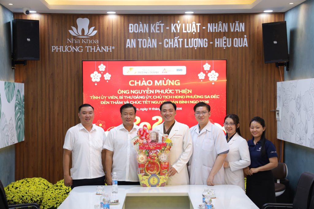 Nha khoa Phương Thành vinh dự đón tiếp lãnh đạo Đảng ủy phường Sa Đéc đến thăm, chúc Tết Xuân Bính Ngọ 2026
