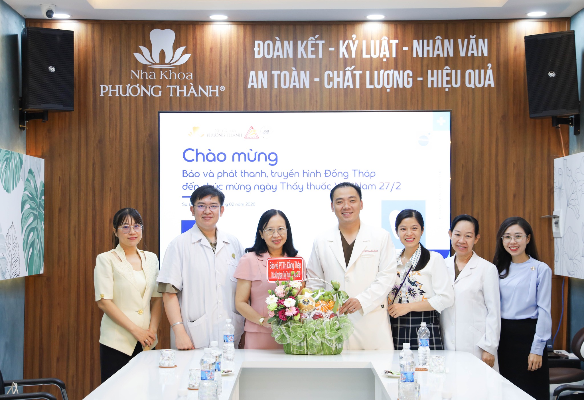 Nha khoa Phương Thành vinh dự đón tiếp lãnh đạo Báo và Phát thanh, Truyền hình Đồng Tháp nhân kỷ niệm 71 năm Ngày Thầy thuốc Việt Nam