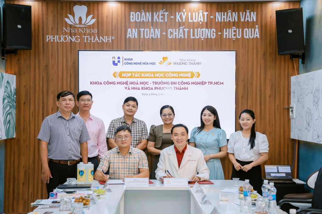 Kết nối hợp tác khoa học – công nghệ giữa Đại học Công nghiệp TP.HCM và Nha khoa Phương Thành