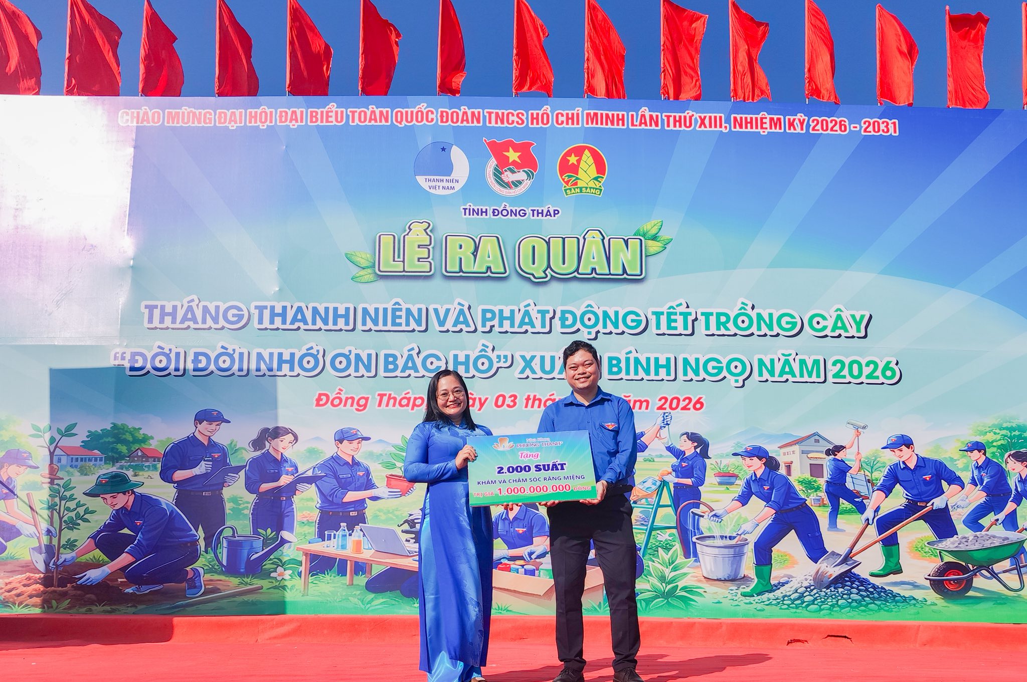 Nha khoa Phương Thành đồng hành cùng Tháng Thanh niên 2026 – Lan tỏa nụ cười