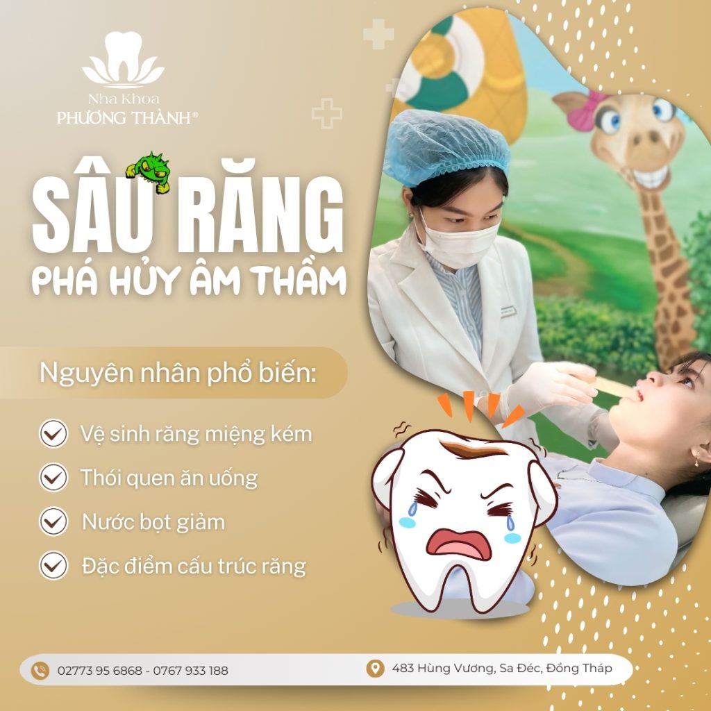 Sâu răng – một quá trình phá hủy âm thầm