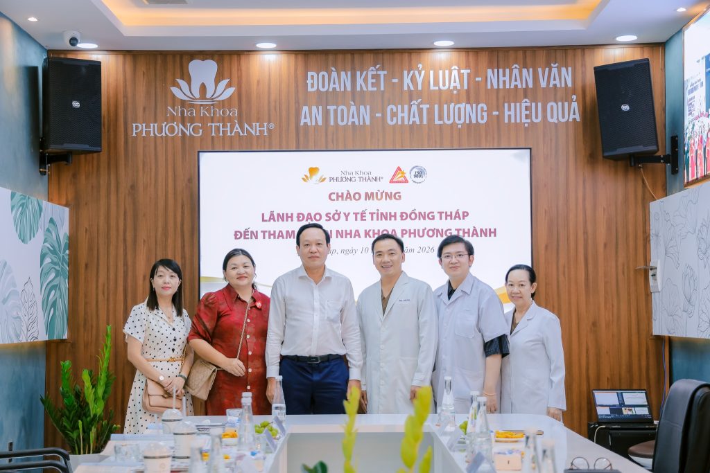 Nha khoa Phương Thành vinh dự đón đoàn lãnh đạo Sở Y tế Đồng Tháp đến thăm