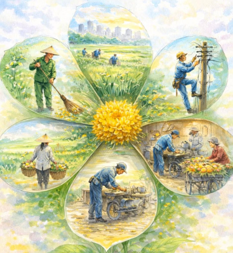 Con người làm vinh quang cho nghề nghiệp