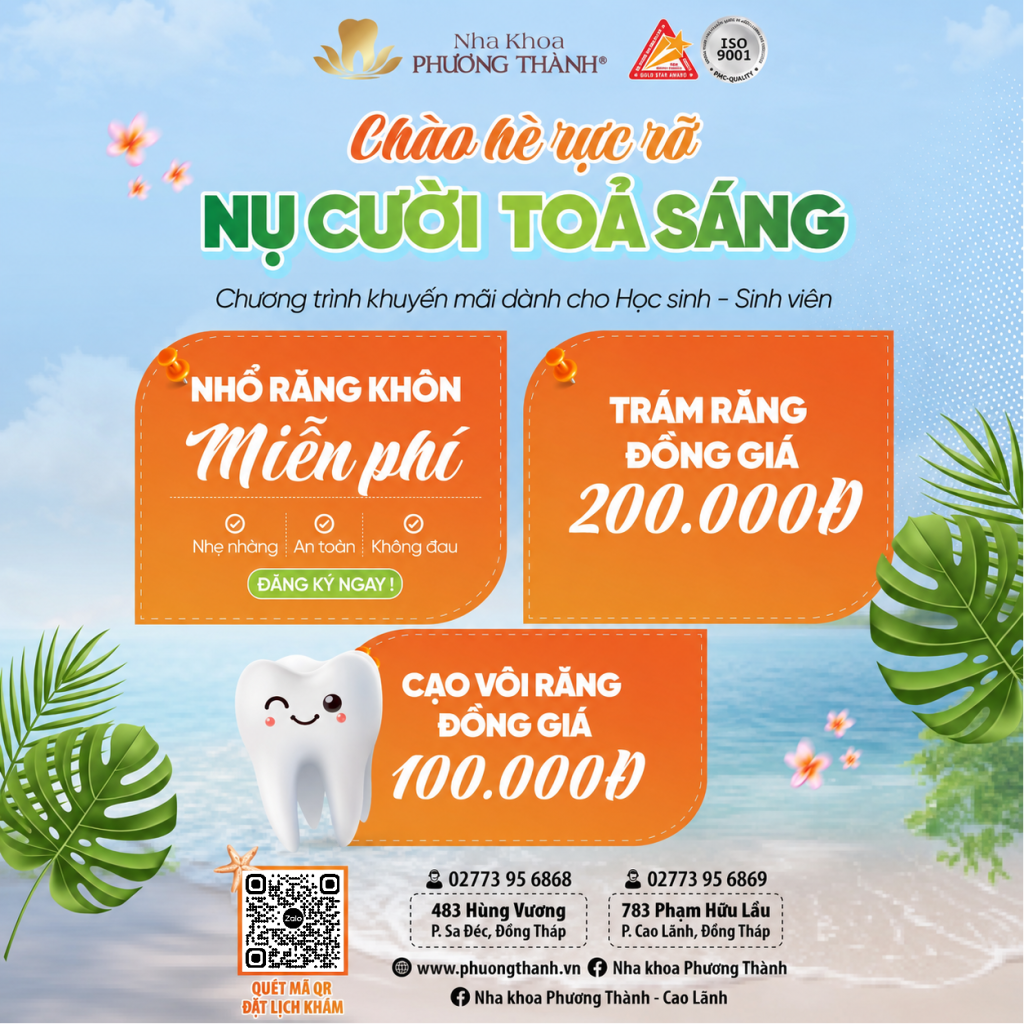 CHÀO HÈ RỰC RỠ – NỤ CƯỜI TỎA SÁNG