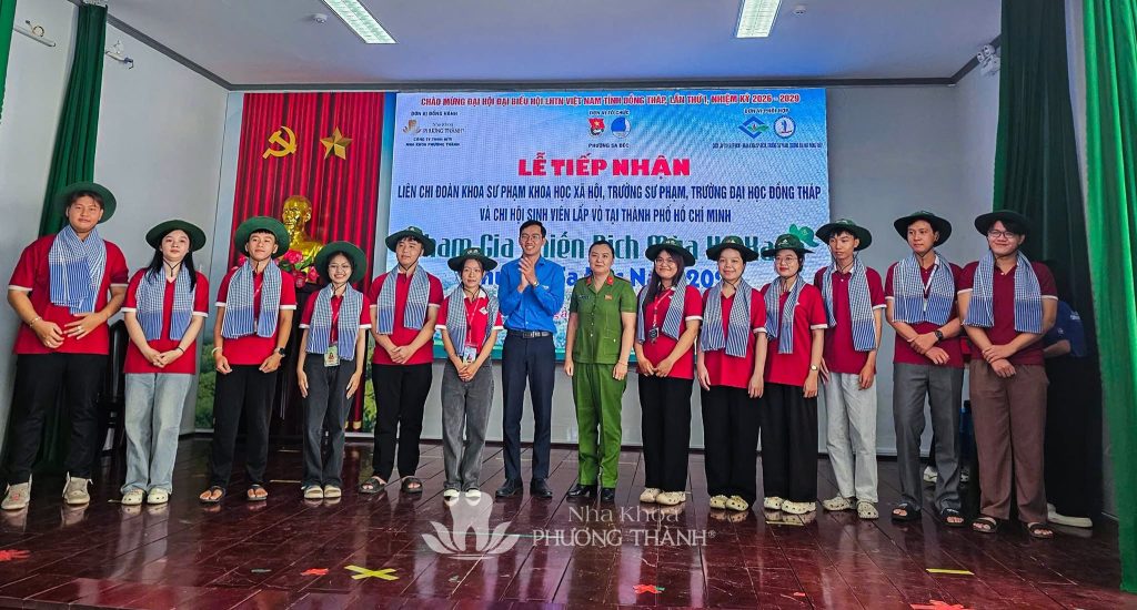 Nha khoa Phương Thành đồng hành cùng Chiến dịch Mùa Hè Xanh 2026 tại phường Sa Đéc