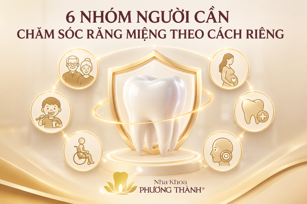 6 nhóm người cần chăm sóc răng miệng theo cách riêng