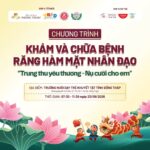 NHA KHOA PHƯƠNG THÀNH PHỐI HỢP CÙNG HỘI NHA KHOA TRẺ EM VIỆT NAM VÀ BỆNH VIỆN RĂNG HÀM MẶT TP.HCM KHÁM, ĐIỀU TRỊ RĂNG MIỆNG CHO GẦN 280 TRẺ EM KHUYẾT TẬT