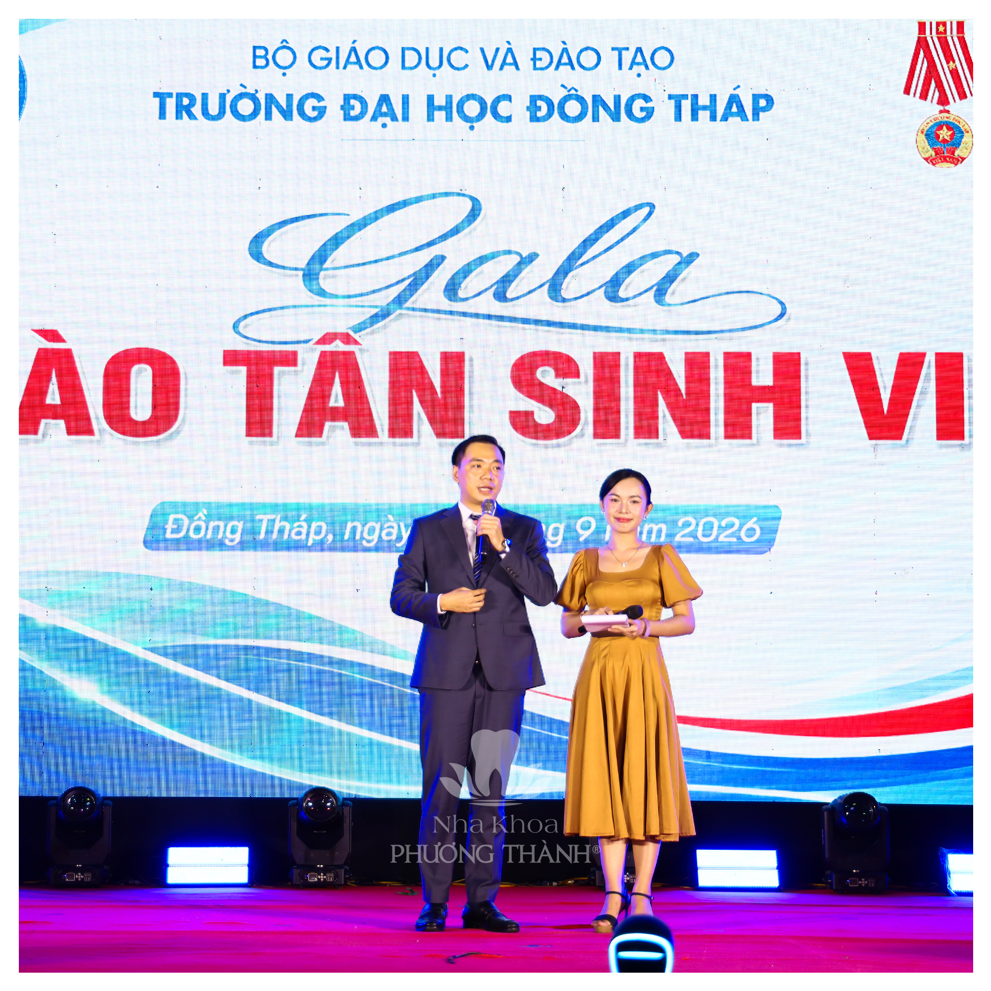 GALA “CHÀO TÂN SINH VIÊN” – NHA KHOA PHƯƠNG THÀNH ĐỒNG HÀNH CÙNG ĐẠI HỌC ĐỒNG THÁP